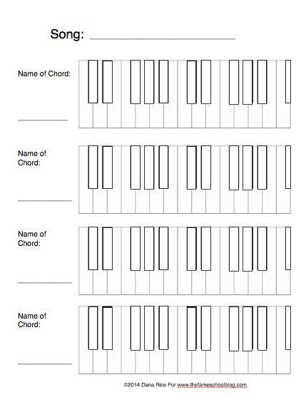 blank keyboards keyboard lessons  piano lessons piano worksheets