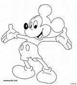 Mickey Mouse Coloring Pages sketch template