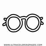 Eyeglasses Coloring Pages Studious Accessory Geek Specs Wear Spectacles Nerd Icon Getdrawings Getcolorings sketch template