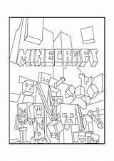 Pages Coloring Minecraft Stampy Getcolorings sketch template
