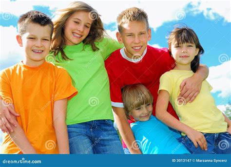 summer kids stock image image  companions juveniles