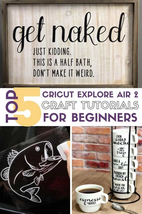 top  cricut explore air  projects  beginner crafters