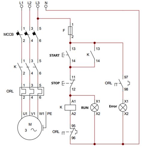 wiring diagram  phase motor starter webmotororg