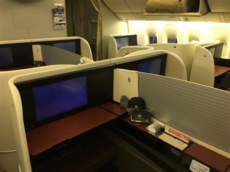 Japan Airlines Jal First Class Boeing 777 300er San Francisco Sfo To