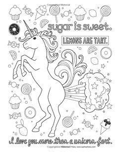 unicorn coloring pages  quotes