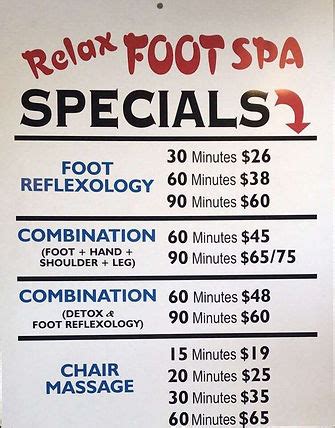 relax foot spa