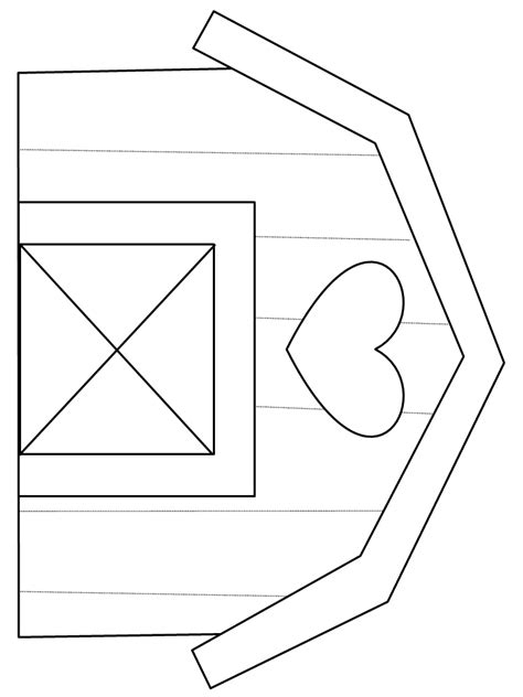 barn printable coloring pages