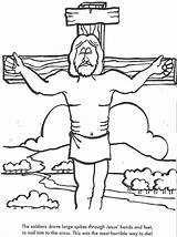 Yesus Tuhan Disalib Minggu Sekolah Mewarnai Alkitab Ceria Sumber Karikatur sketch template