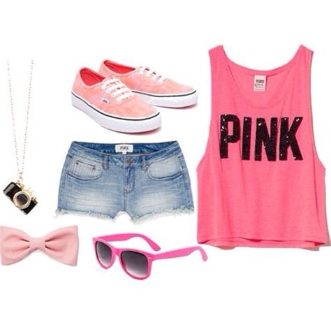 Love Pink Victoria S Secret Teenage Girl Summer Outfit C