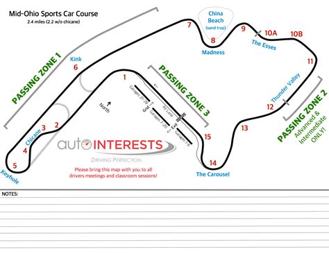 Mid Ohio Sports Car Course Autointerests