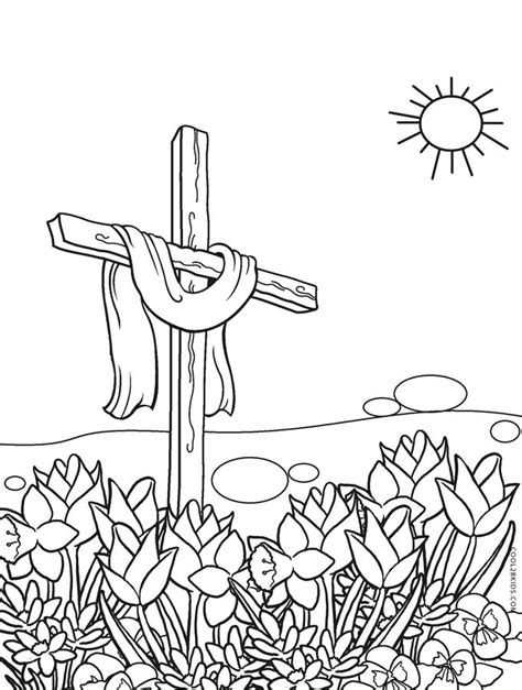 hudtopics cross printable coloring pages
