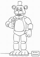 Freddy Coloring Fnaf Pages Bonnie Golden Fazbear Book Nights Five Chica Printable Spring Getcolorings Freddys Color Print Books Getdrawings Colorings sketch template