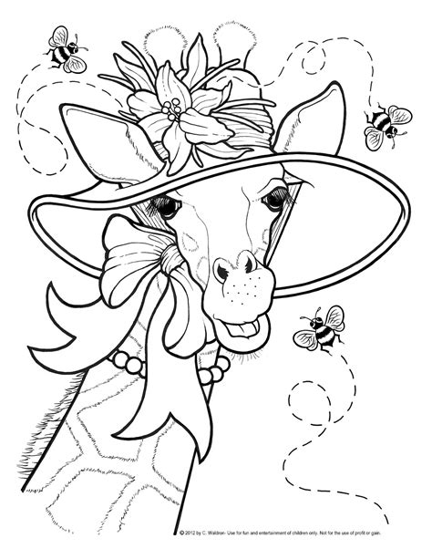 cyndi waldron illustration coloring pages