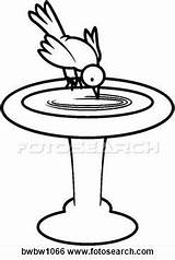Bird Bath Clipart Clip Fountain Clipartmag Clipground sketch template