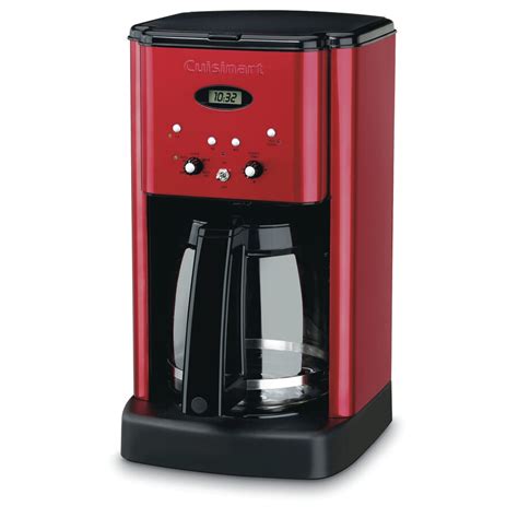 shop cuisinart  cup red programmable coffee maker  lowescom