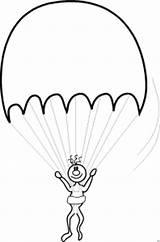 Fallschirmspringen Malvorlage sketch template