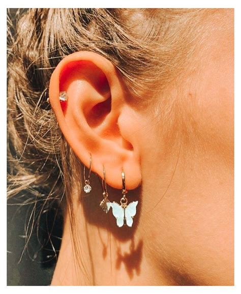 cute earrings aesthetic star earrings stud earrings earings piercings