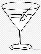 Martini sketch template