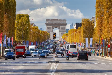 champs elysees  paris  luxury shopping street  iconic landmarks  guides