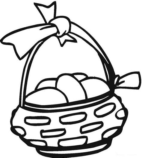 easter egg basket coloring pages holiday coloring pages