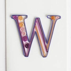 wcolor quilling quilled paper art quilling letters