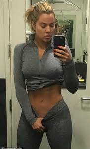 Khloe Kardashian Flashes Stunning Six Pack Stomach In Gym Selfie But