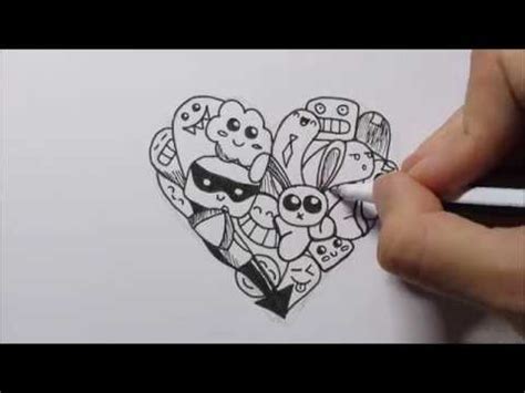 doodle hartje tekenen cute   draw timelapse youtube