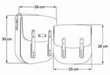 Bag Leather Pdf Pattern Messenger Diy Tutorial sketch template