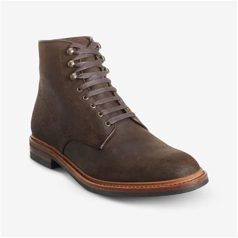 caring   waxed suede boot rleather