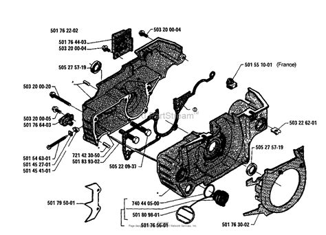 Husqvarna 50 1986 06 Parts Diagram For Crankcase