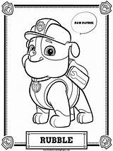 Rocky Coloring Patrol Paw Pages Getcolorings sketch template