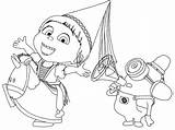 Agnes Colouring Pages Coloring sketch template
