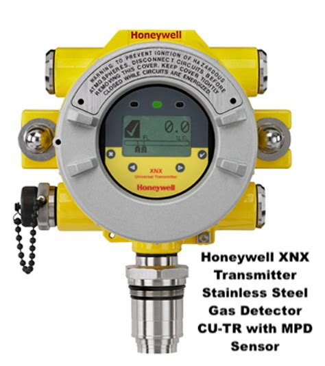 honeywell xnx transmitter stainless steel gas detector cu tr  mpd sensor