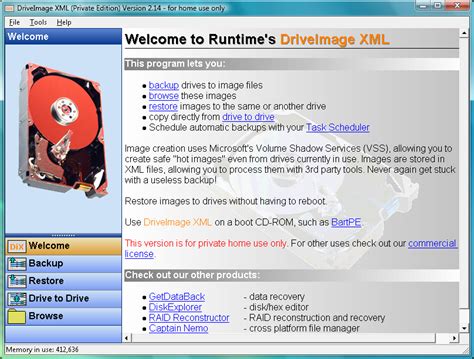 driveimage xml    software reviews downloads news  trials freeware