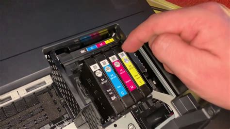 replace epson workforce printer ink cartridge change cartridges