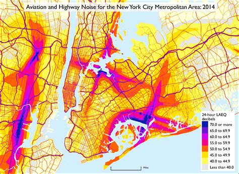 noise pollution  worse  jersey  nyc    dot map sqft