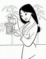 Coloring Pages Mulan Coloriage sketch template