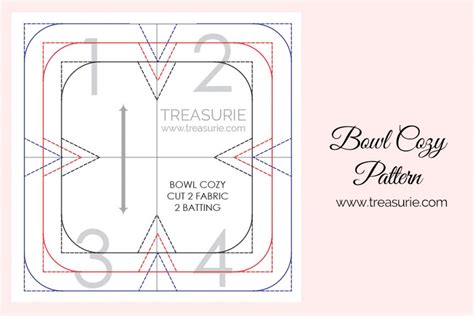 printable microwave bowl cozy template  product includes