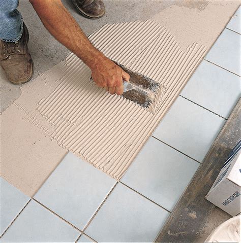 install ceramic tile flooring   steps   house