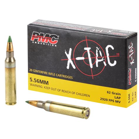 rounds pmc  tac ammo gr lap green tip bulk ammo case rifle ammunition