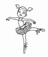 Coloring Pages Vampirina Ballerina Friends sketch template