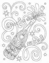 Coloring Pages Etsy Printable Champagne Adult Choose Board Sold sketch template