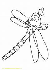 Serangga Mewarnai Ausmalbild Insekt Ausmalbilder Paud sketch template