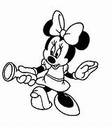 Minnie Mouse Coloring Pages Disney Printable Picgifs Mickey sketch template
