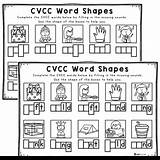 Cvcc Word Shapes Resource Login Please sketch template