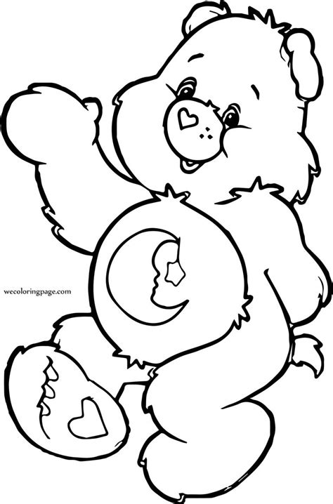 bear coloring page wecoloringpagecom