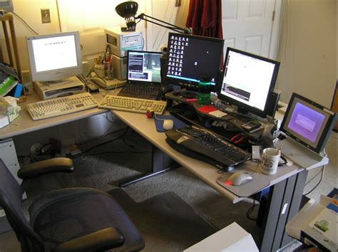busy desk       equipment ive   flickr