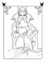 Coloring Enchanted Pages Print Color sketch template