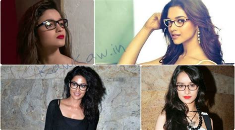 bollywood actresses who look hot in glasses