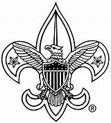 Scout Boy Logo Scouts Symbol Clipart Eagle Bsa Clip Emblem Lis Fleur Vector Resolution Line Flor Cliparts High Explorer Transparent sketch template